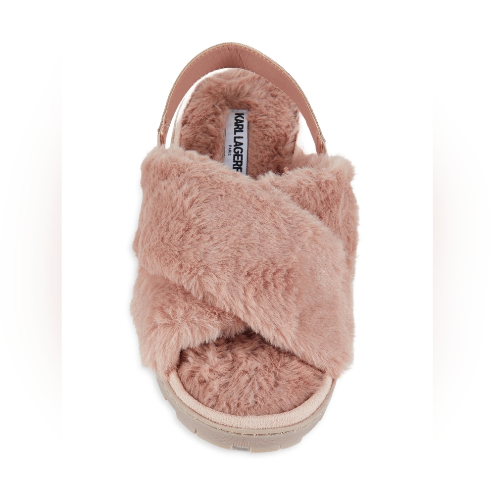 25MM Jessica Faux Fur Platform Slippers